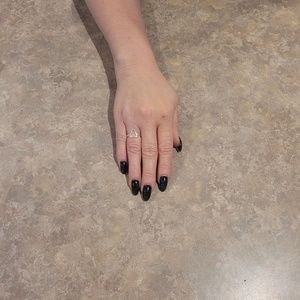 New 925 Silver Plated Ring Geometric. Limited Edition